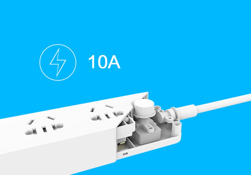 TOCHIC 3 Usb Charging Hub Mini Power Strip with 3 Sockets Standard Plug- White TOCHIC 3 Usb Charging Hub Mini Power Strip with 3 Sockets Standard Plug- White
