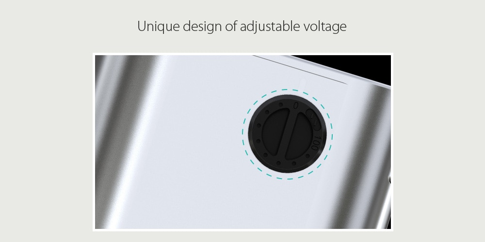 Original Wismec Cricket II - 25 Vapor Mod with 2V - 6V / Multiple Circuit Protection Systems for E Cigarette- Silver