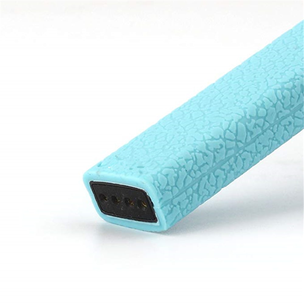 Texture Case for JUUL Anti-Slip Silicone Skin Cover Sleeve Wrap Gel- Black