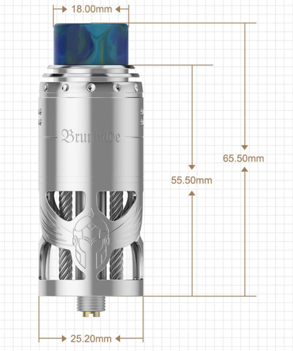 Vapefly Drip Tip for Brunhilde RTA- Blue