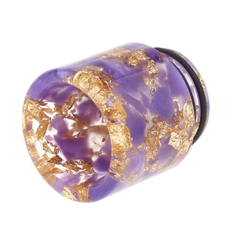 YUHETEC 810 Resin drip tip with golden spots  16x18mm 1PCS- Black