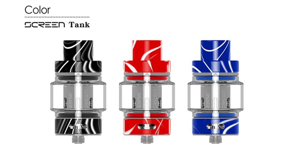 sense Screen Tank Atomizer 7ml- Black