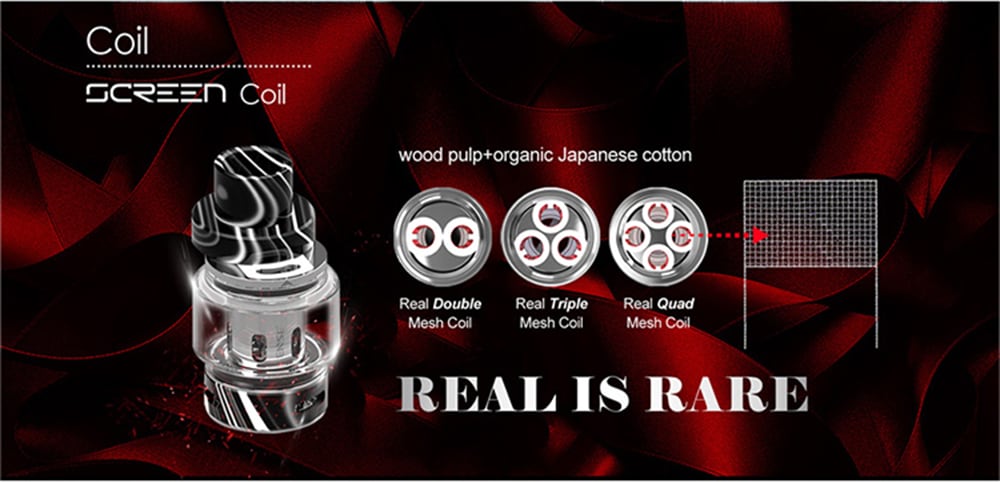 sense Screen Tank Atomizer 7ml- Black