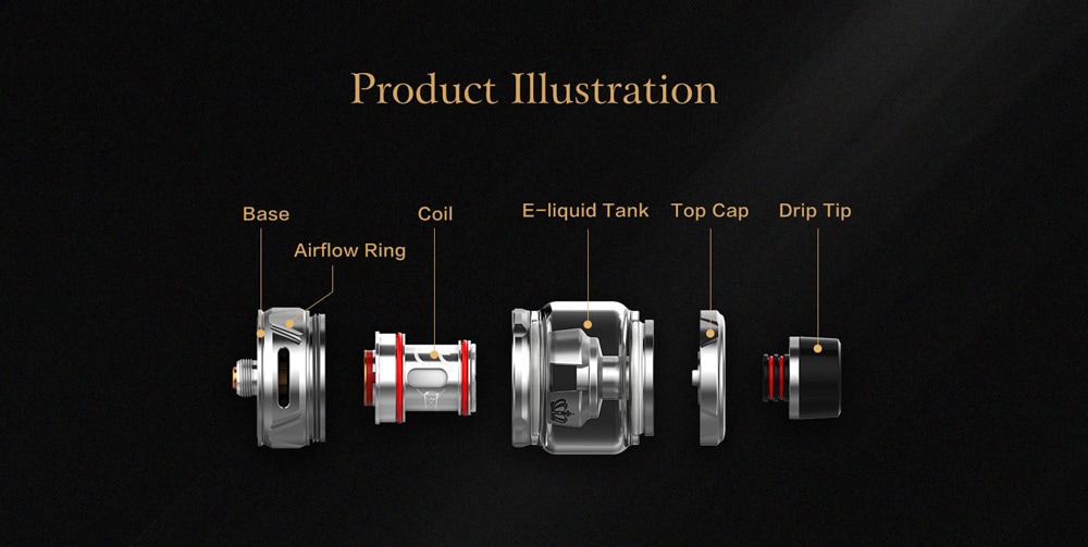  Uwell Crown 4 IV Tank Atomizer 6ml- Multi-A