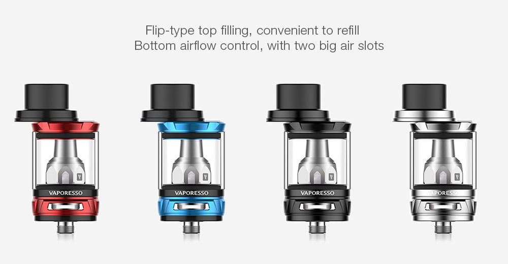 Original Vaporesso NRG Tank 5ml with Top Filling / 0.15 ohm for E Cigarette- Blue