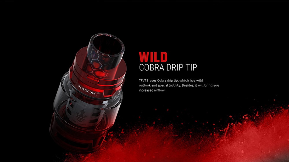 Smok TFV12 Prince Tank with 8ml Capacity / Bottom Adjustable Airflow for E Cigarette- Green