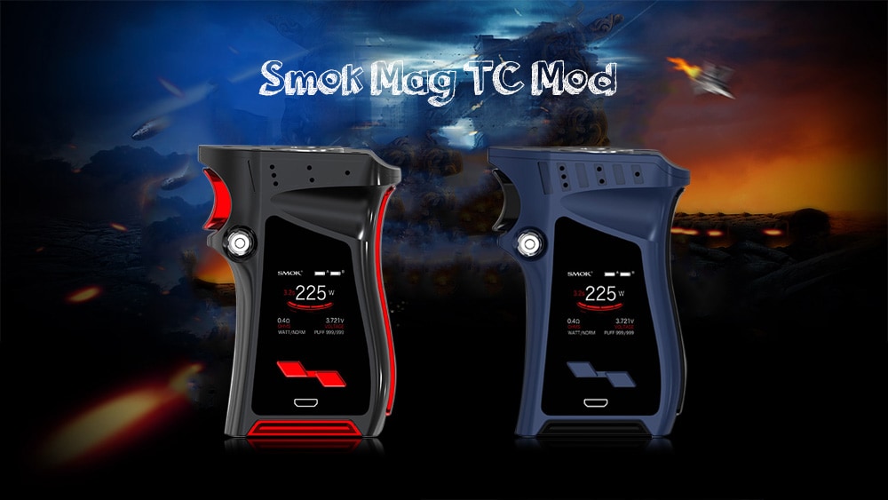 Smok Mag TC Mod Supporting 2pcs 18650 Batteries for E Cigarette- Black
