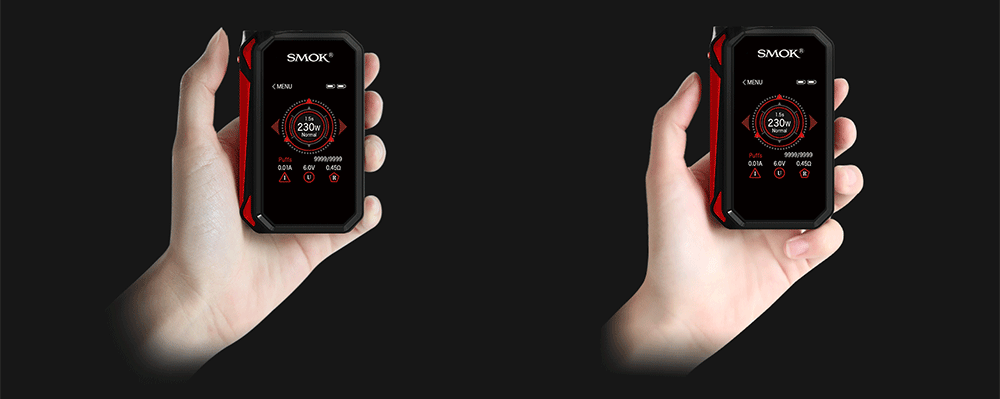 Original SMOK G - PRIV 2 Mod with 1 - 230W / 200 - 600F / 100 - 315C for E Cigarette- Golden