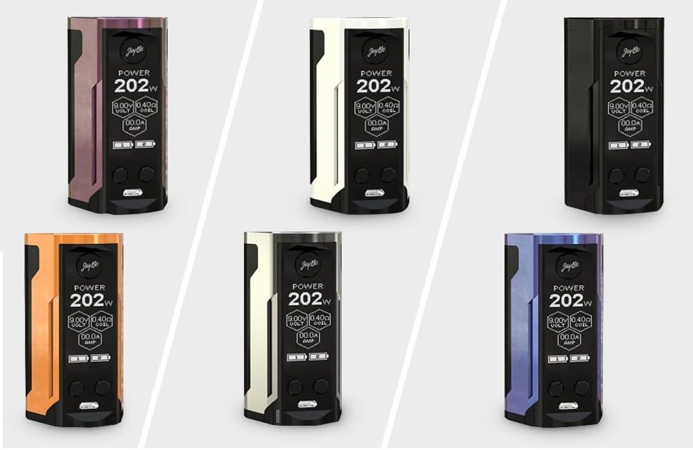 WISMEC Reuleaux RX GEN3 Dual 230W TC Box Mod with 200 - 600F for E Cigarette- Platinum