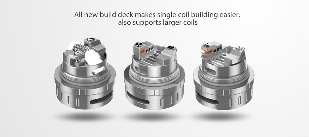 The Geekvape AMMIT 25 Atomizer with Bottom Airflow / 2ml / 5ml for E Cigarette- Silver