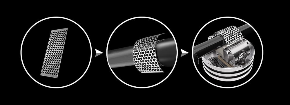 Wotofo Profile RDA Atomizer with Side Airflow for E Cigarette- Gunmetal