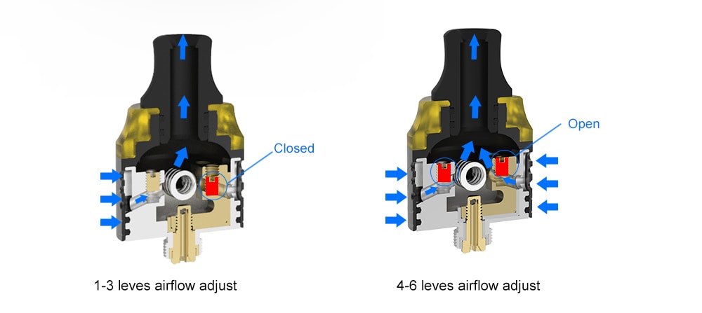Vapefly Galaxies MTL RDA with BF Pin Adapter / Side Airflow Control for E Cigarette- Silver