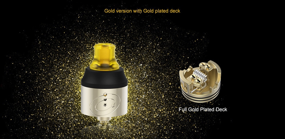 Vapefly Galaxies MTL RDA with BF Pin Adapter / Side Airflow Control for E Cigarette- Silver
