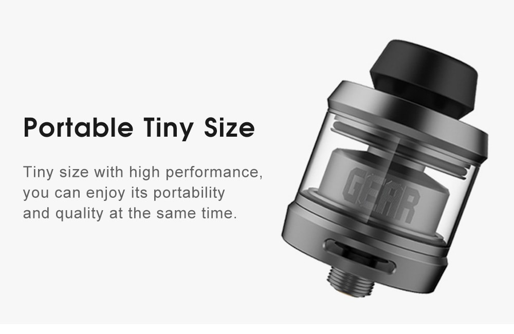 OFRF Gear RTA Atomizer 2ml- Silver