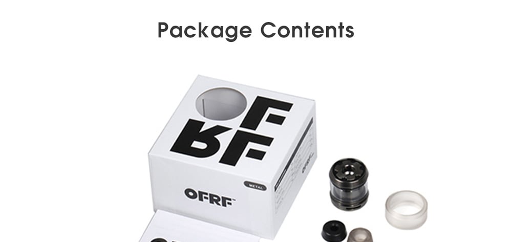 OFRF Gear RTA Atomizer 2ml- Silver