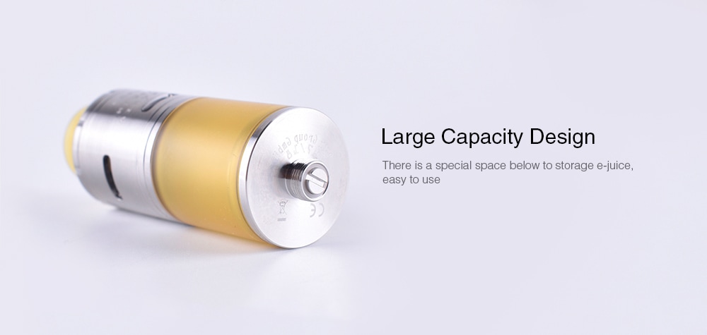 ShenRay VG Extreme Stainless Steel RTA with 5ml Capacity for E Cigarette- Silver