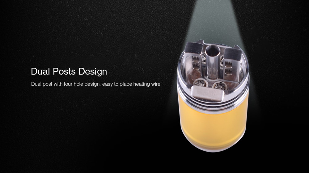 ShenRay VG Extreme Stainless Steel RTA with 5ml Capacity for E Cigarette- Silver