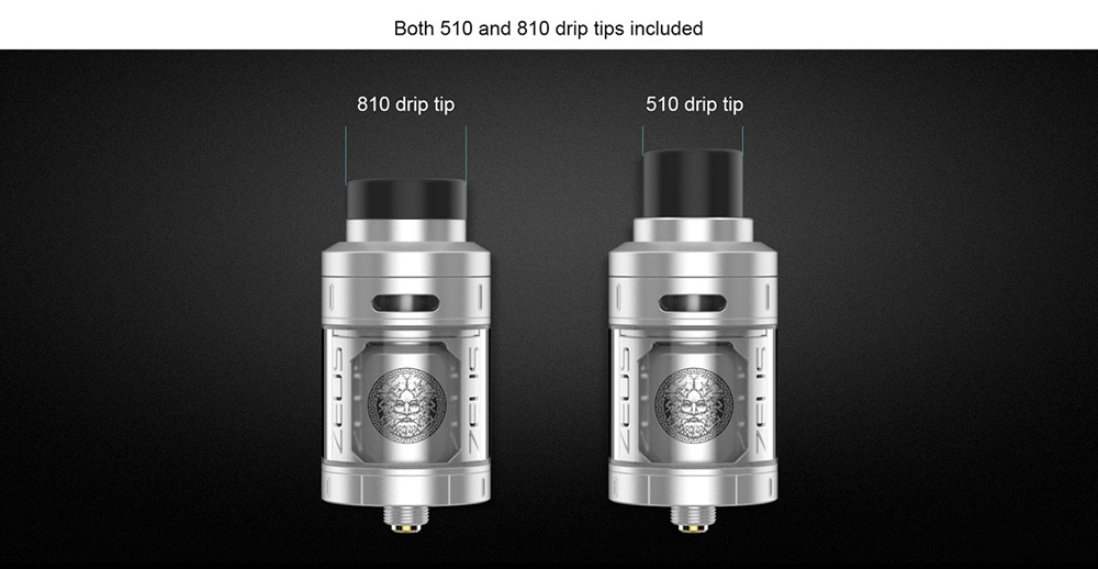 Original Geekvape Zeus RTA with Top Airflow / Leak Proof for E Cigarette - Black