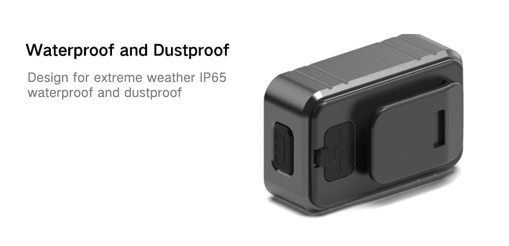 USB Charging Brake Bike Riding Tail Light- Black