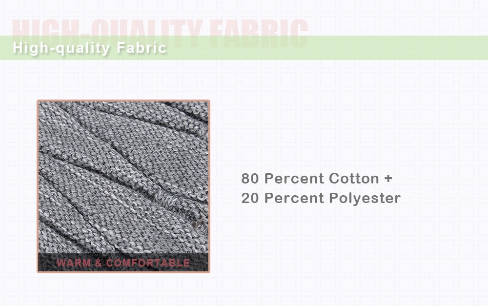 Tide Knit Wool Winter Plus Velvet Warm Diamond Head Men's Outdoor Hat- Light Khaki