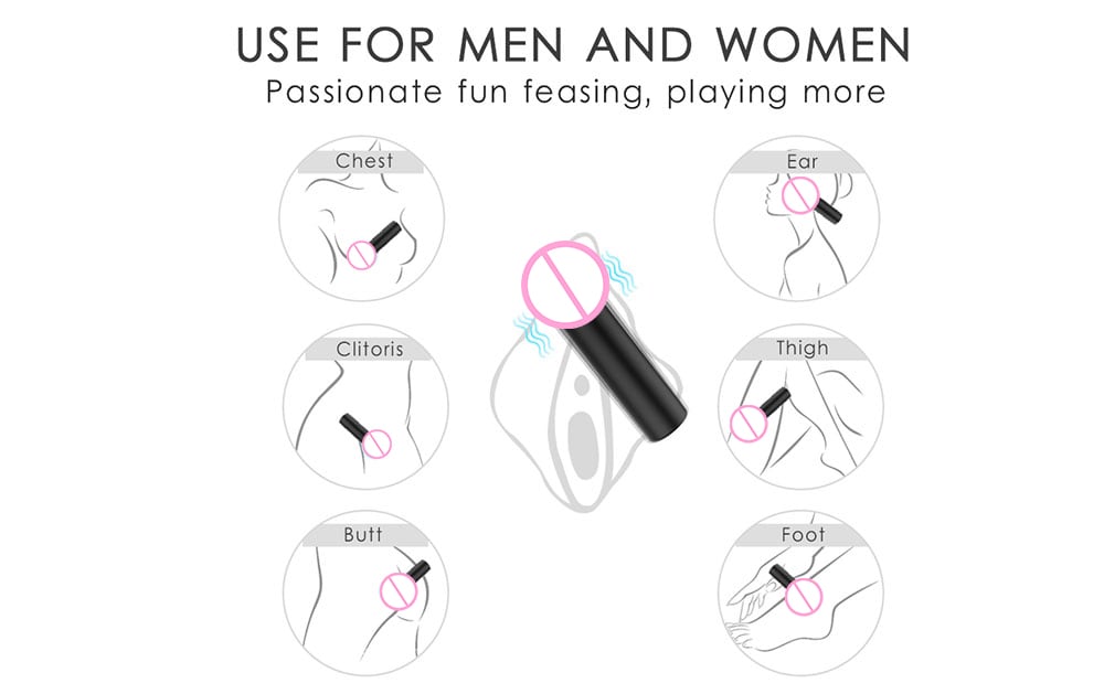 SHD - S102-2 SEED - RCT Adult Masturbation Electric Bullet Head Oscillator - Black