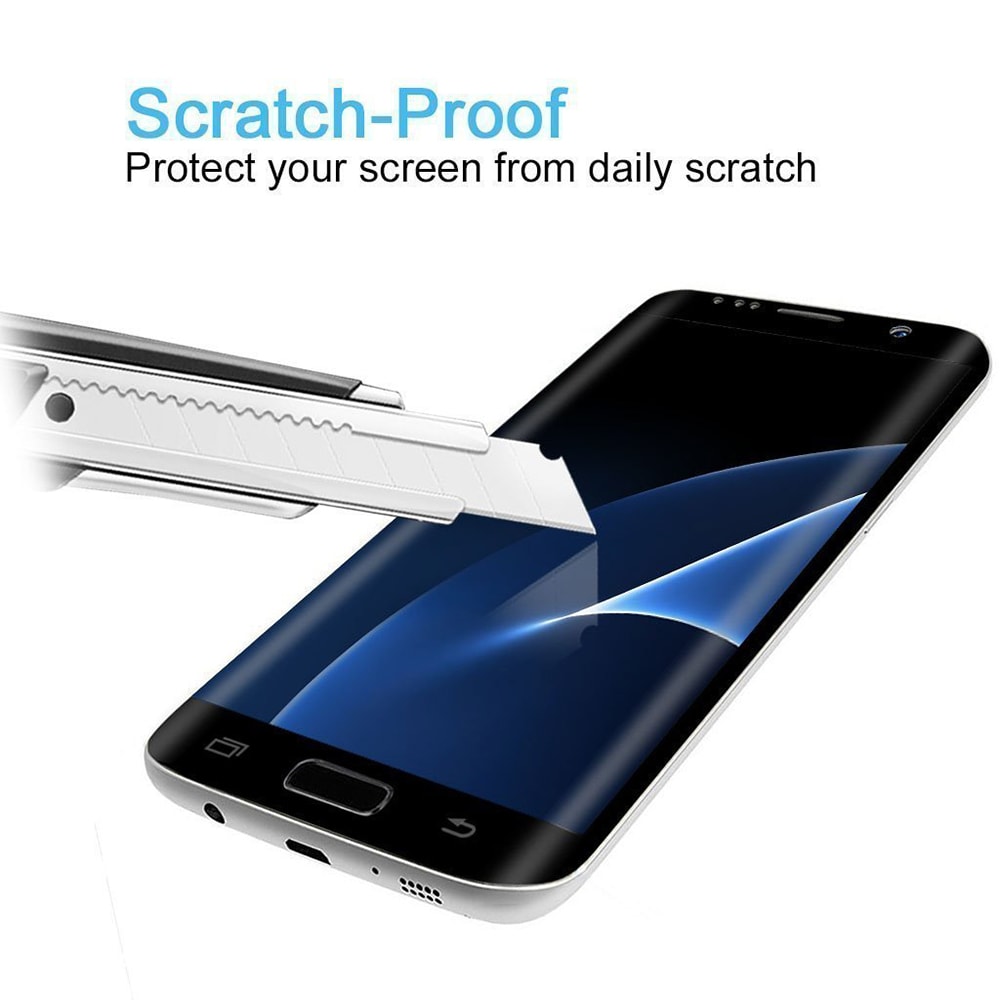 Screen Protector for Samsung Galaxy S7 Edge High Clear Tempered Glass- Transparent