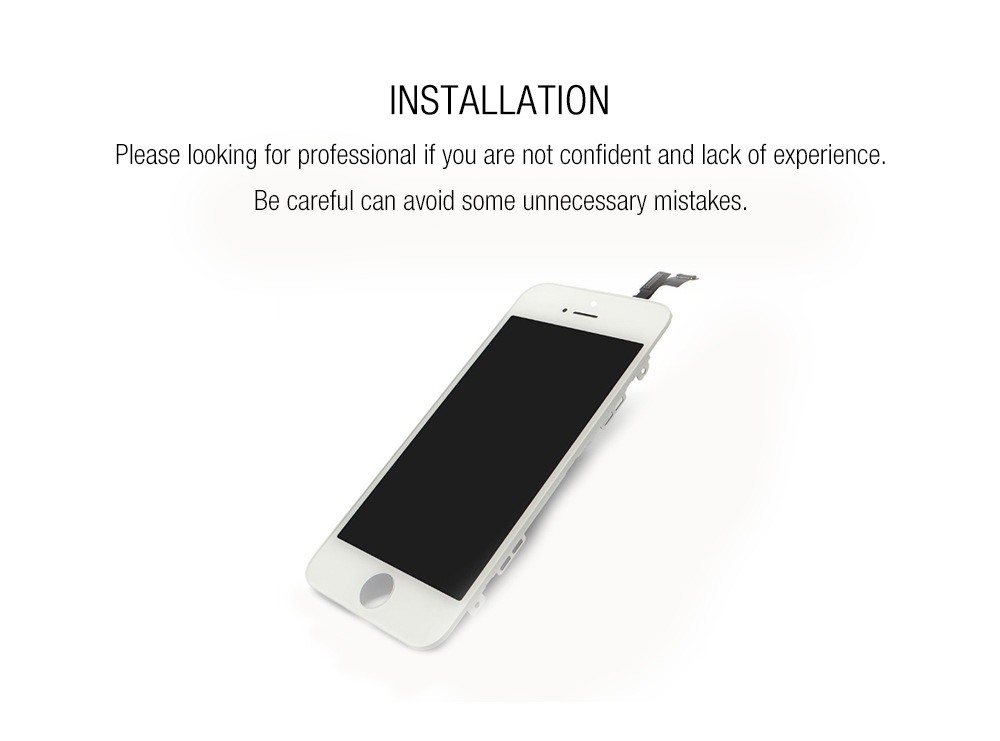 Screen Assembly For iPhone 5S- White Regular