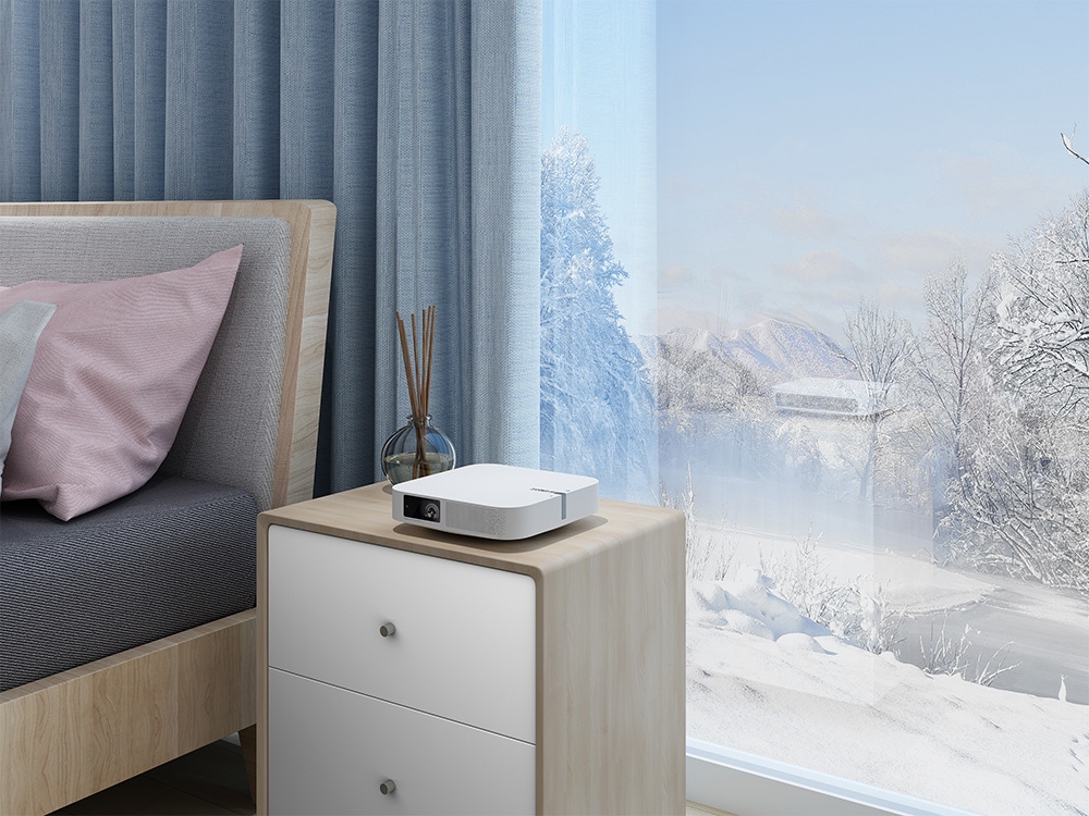 XGIMI Z6 700 Ansi Lumens DLP Projector Home Theater 1080P Full HD Support 3D WiFi Mirroring Display- White