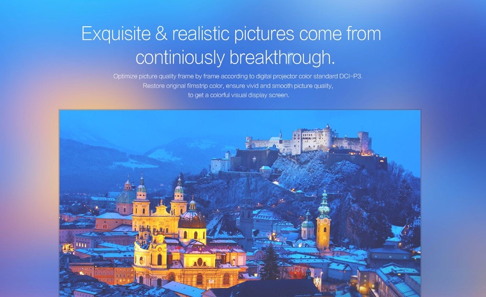 YG - 300 LCD Projector 400 - 600LM 320 x 240 Home Theater- Yellow EU Plug