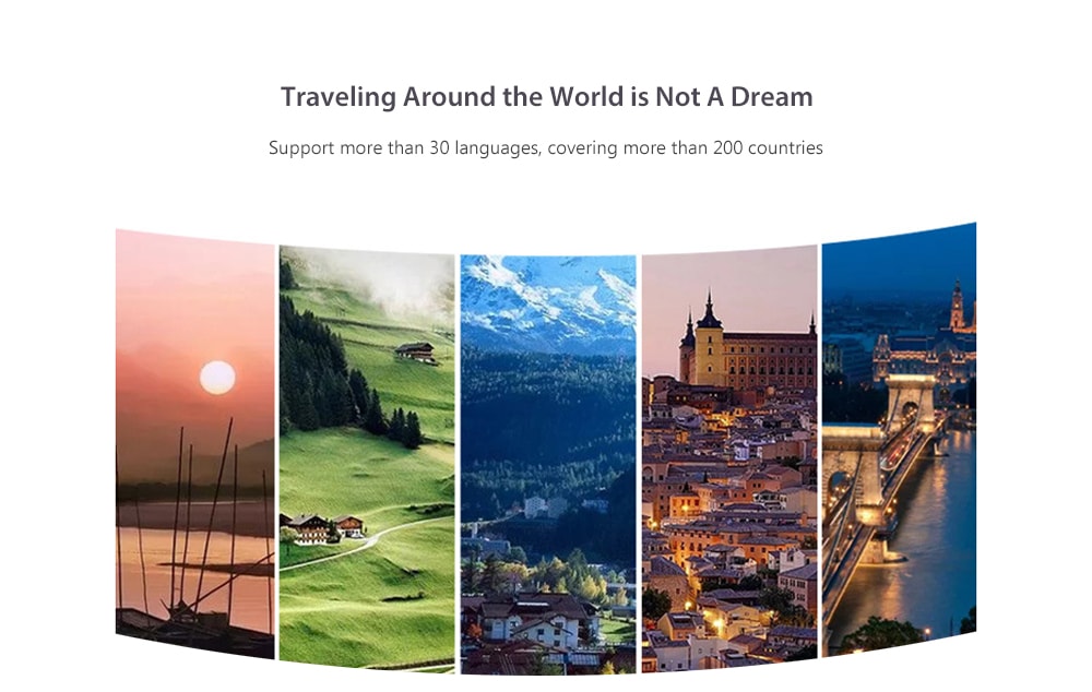 T8 Real Time Multi Language Translator Speech / Text Translation Device with APP- Smokey Gray