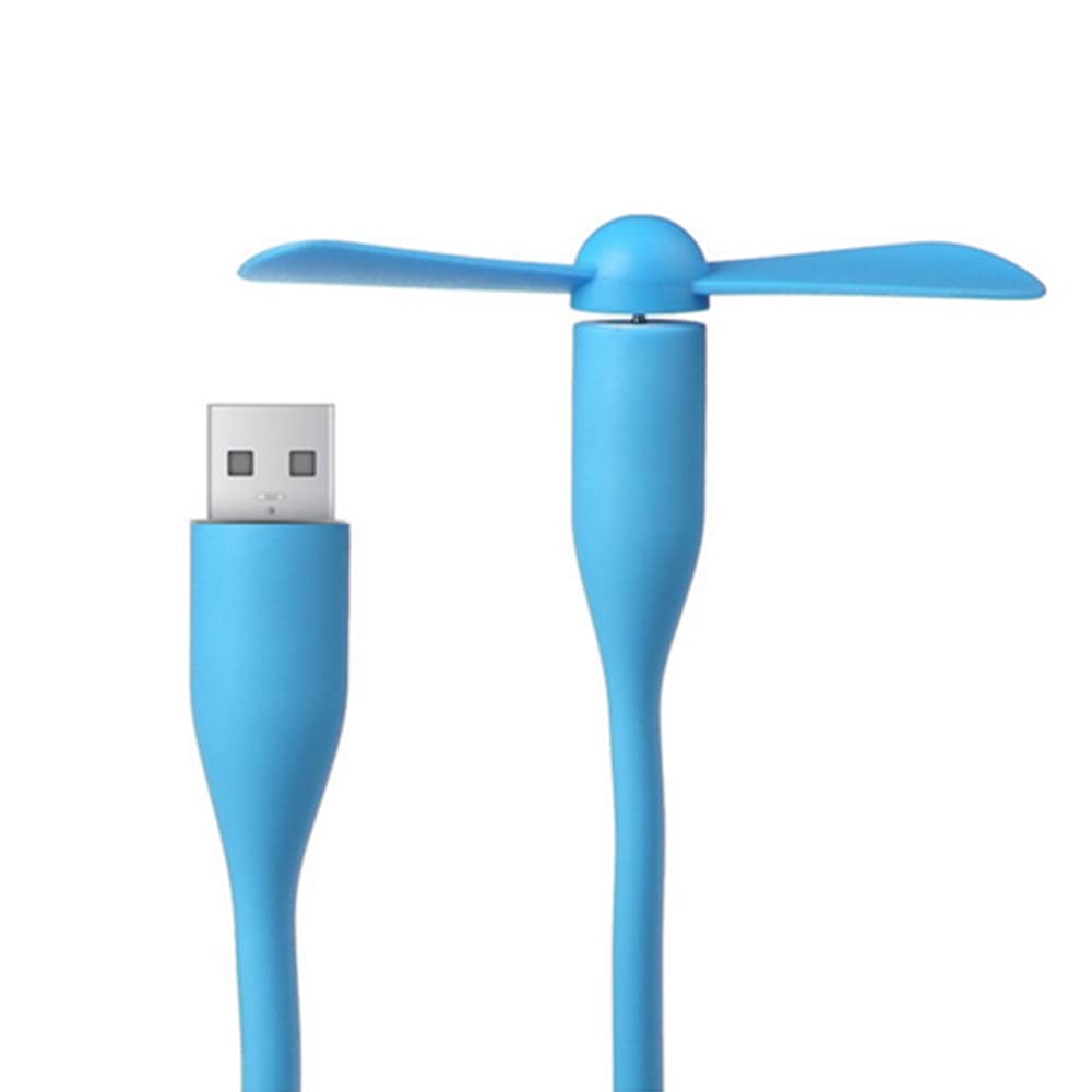Tiny Flexible Detachable USB Fan Low Power Consumption- Black