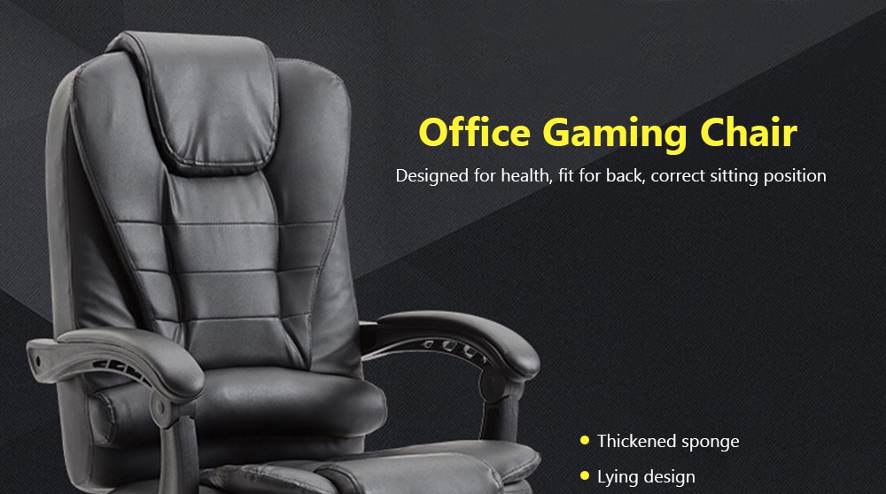 PU Office Gaming Chair- White