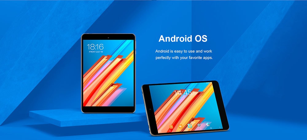 Teclast M89 Tablet PC 7.9 inch Android 7.0 MTK8176 Hexa Core 2.1GHz 3GB RAM 32GB eMMC ROM Double Cameras Dual WiFi HDMI Type-C- Champagne