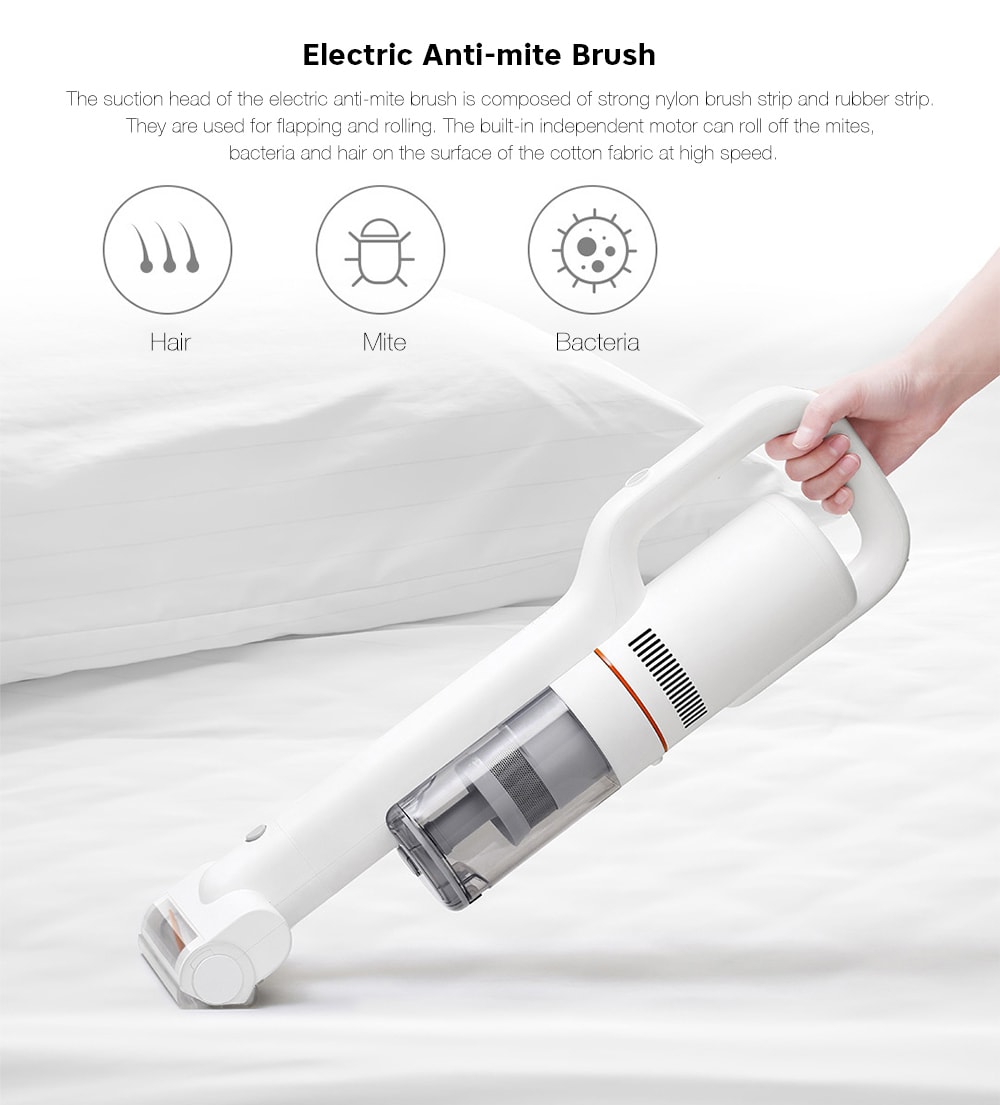 ROIDMI XCQ03RM Portable Handheld Strong Suction Vacuum Cleaner- White EU Plug