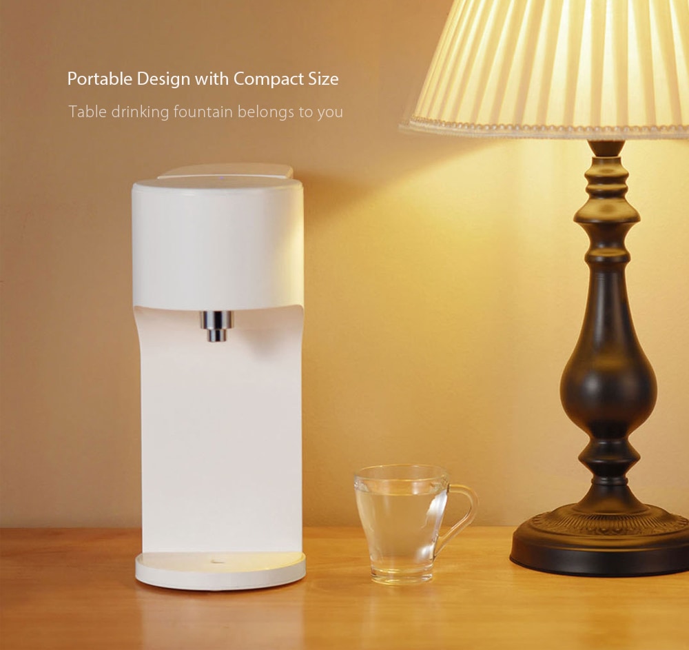 VIOMI 4L Smart Instant Hot Water Dispenser Portable Drinking Fountain APP Control Customized Temperature- White Three Pin Chinese Plug
