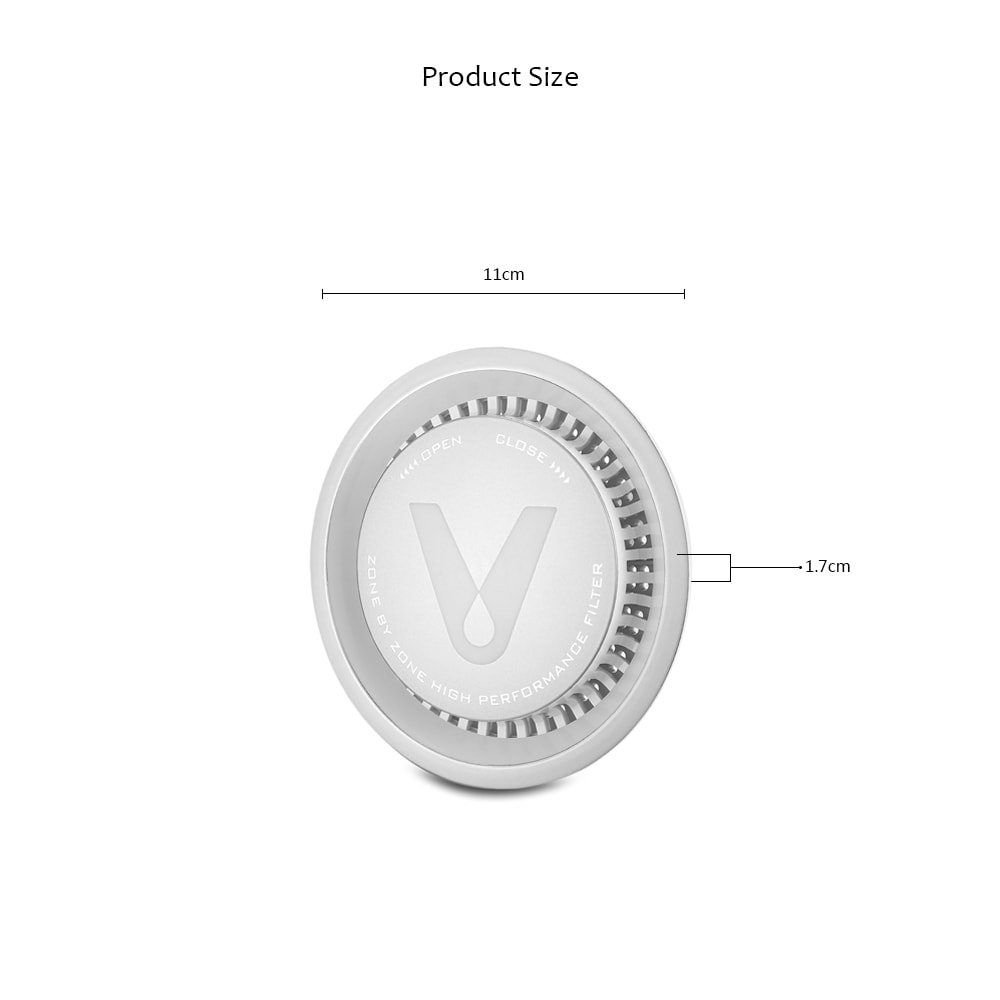 VIOMI VF1 - CB Herbaceous Refrigerator Air Clean Filter Sterilization - Silver