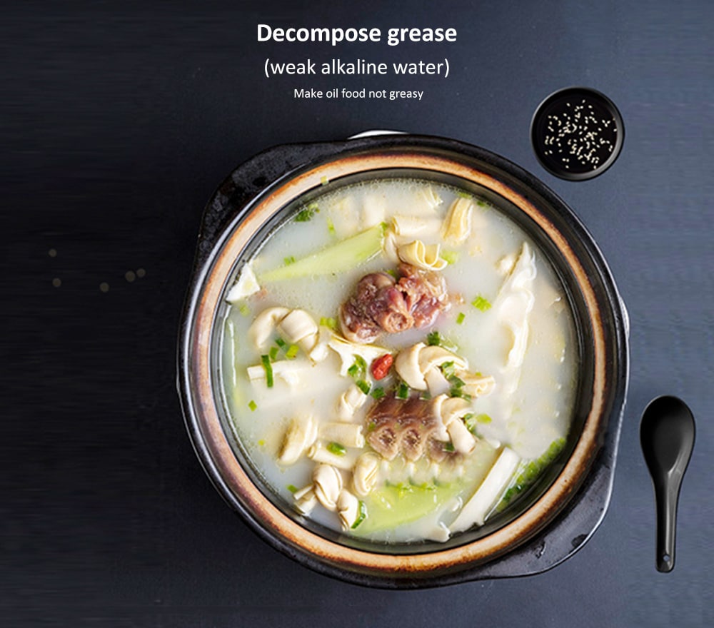 Zoinada RF - 252ACTC 2.5L Touch Type Electric Rice Cooker with Ceramic Uncoated Liner- Black Eel