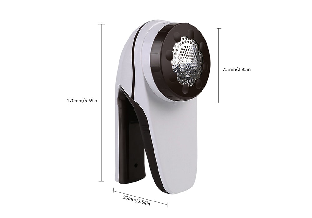 USB Rechargeable Fuzz Removing Machine Electric Clothes Lint Remover- White