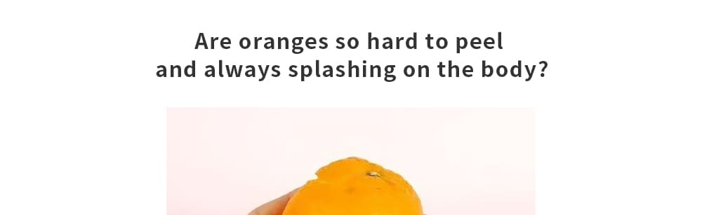 Creative Orange Peeler Mouse Style Citrus Slicer- Orange