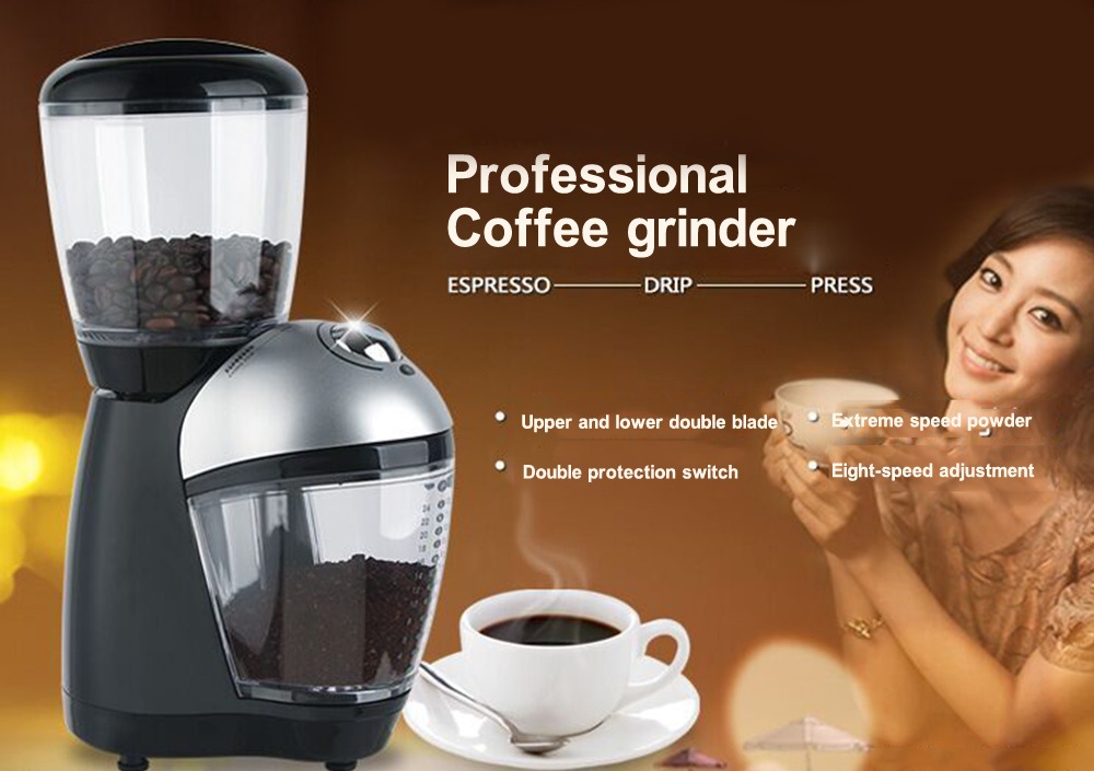 PM-93 Household Coffee Grinder Small Electric Grinder- Black PM-93 Household Coffee Grinder Small Electric Grinder- Black