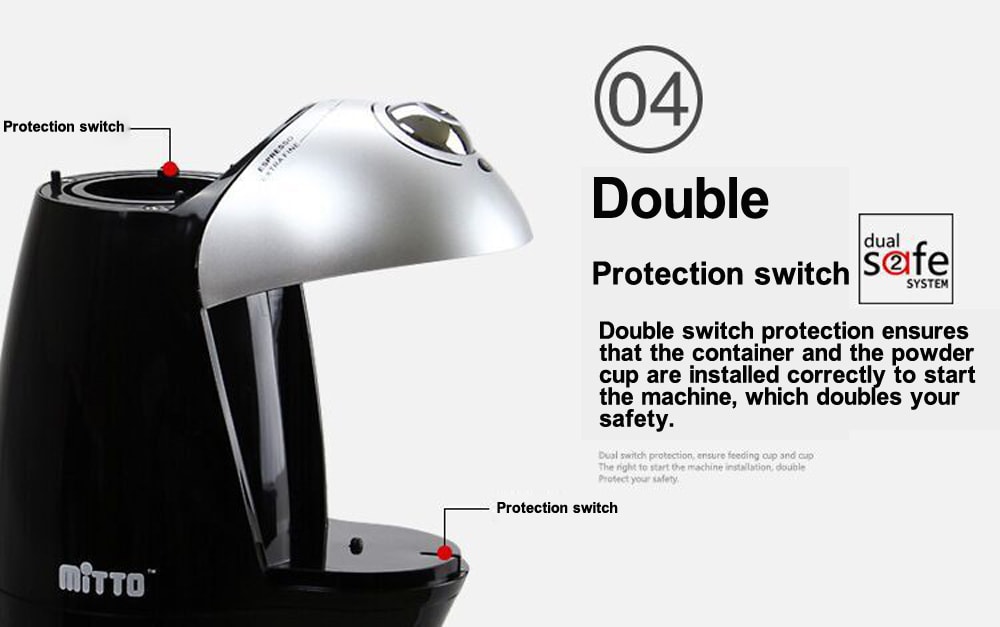 PM-93 Household Coffee Grinder Small Electric Grinder- Black PM-93 Household Coffee Grinder Small Electric Grinder- Black