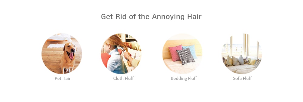 Washable Fluff Remover Pet Hair Sticky Picker Lint Roller- Day Sky Blue