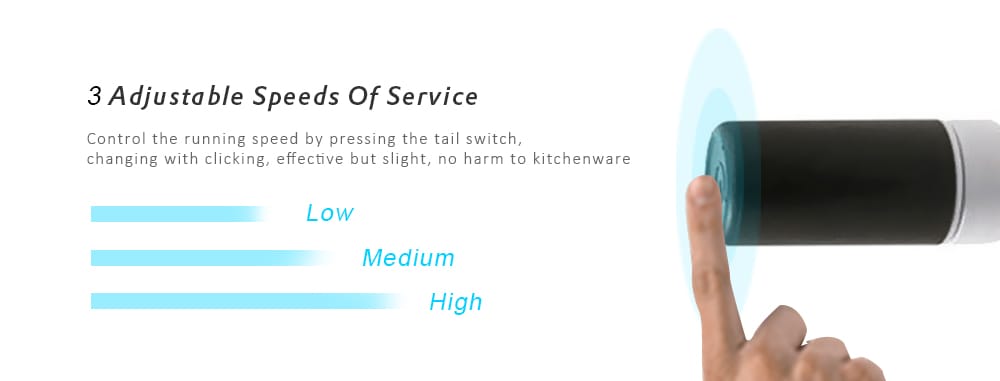 Triangular Eggbeater Automatic Electric Beater Rotary Egg Mixer- Black