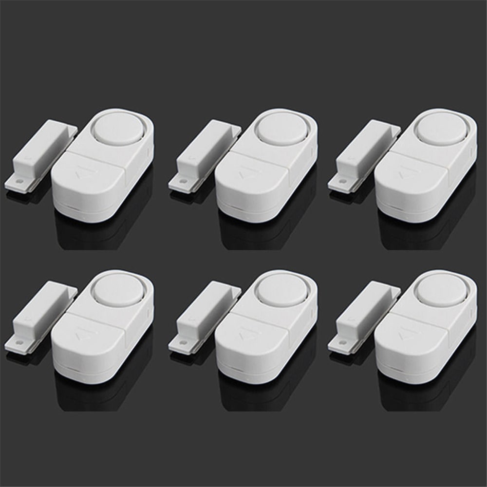 Wireless Entry Home Door Window Burglar Alarm With Safety Security ALARM System Magnetic Sensor- White 1Pc Wireless Entry Home Door Window Burglar Alarm With Safety Security ALARM System Magnetic Sensor- White 1Pc