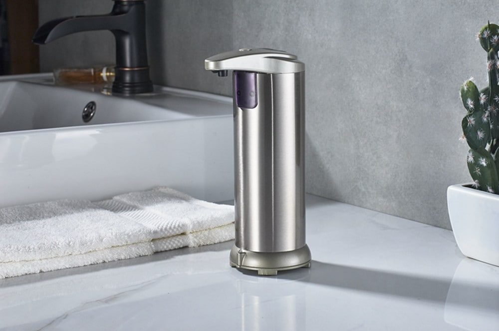 Smart Automatic Infrared Sensor Stainless Steel Liquid Soap Dispenser- Champagne Gold