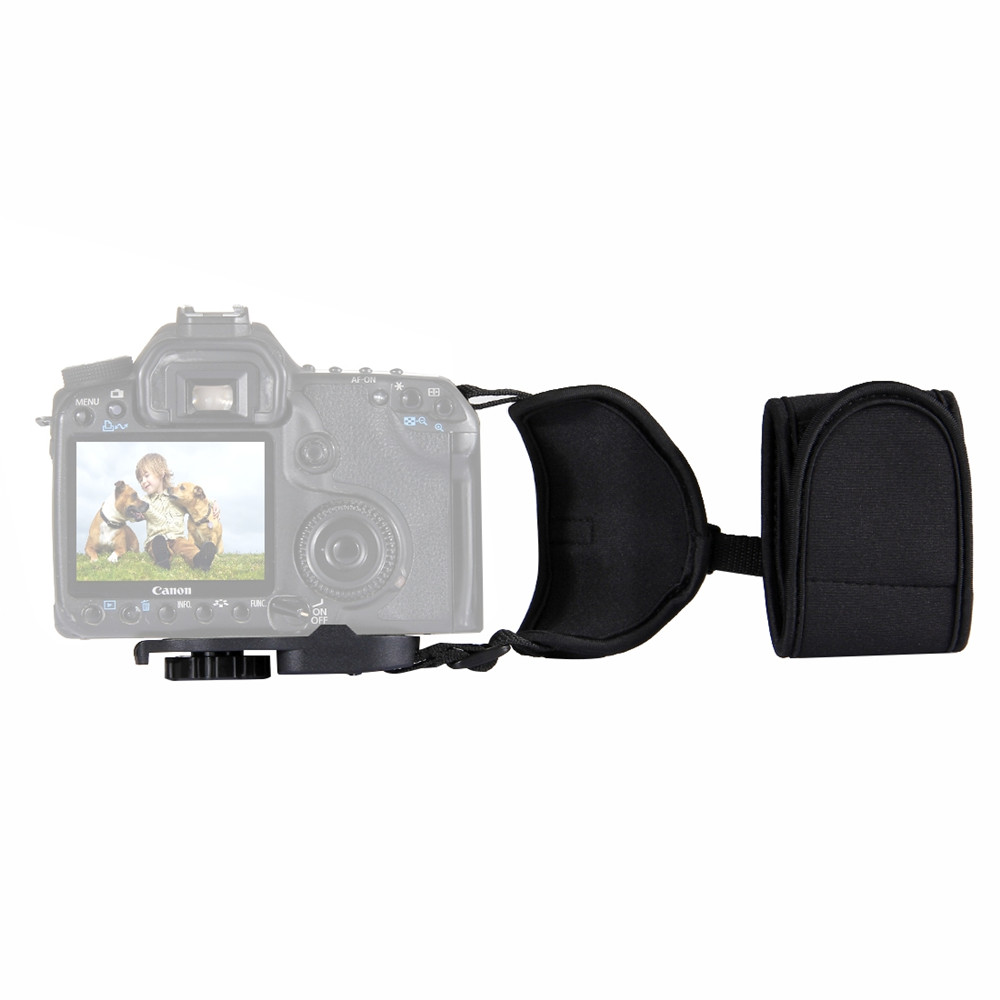 PULUZ Wrist Camera Strap for SLR/DSLR Camera Accessories- Black