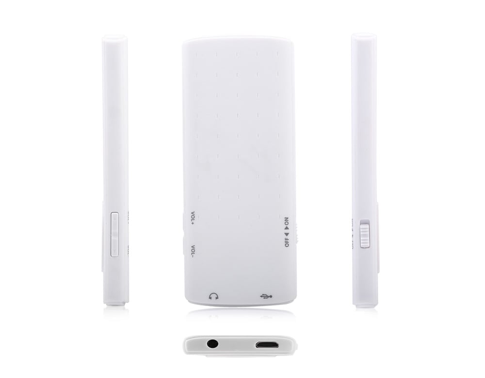 P4 Mini MP3 Stereo Player with 8GB FM- Black