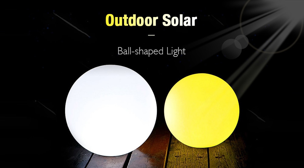 Solar LED Outdoor Waterproof Ball-shaped Light Party Weeding Yard Bar Decor- Multi
