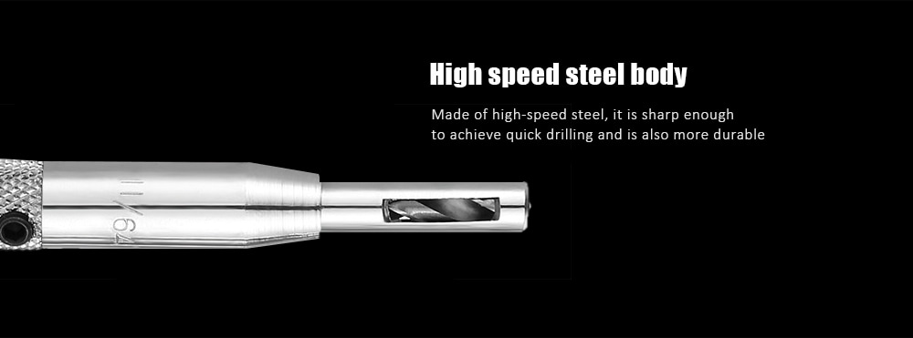  5 / 64 7 / 64 9 / 64 11 / 64 inch Self Centering Hinge Tapper Core Drill Bit Hole Puncher Woodworking Tool 4pcs- Silver