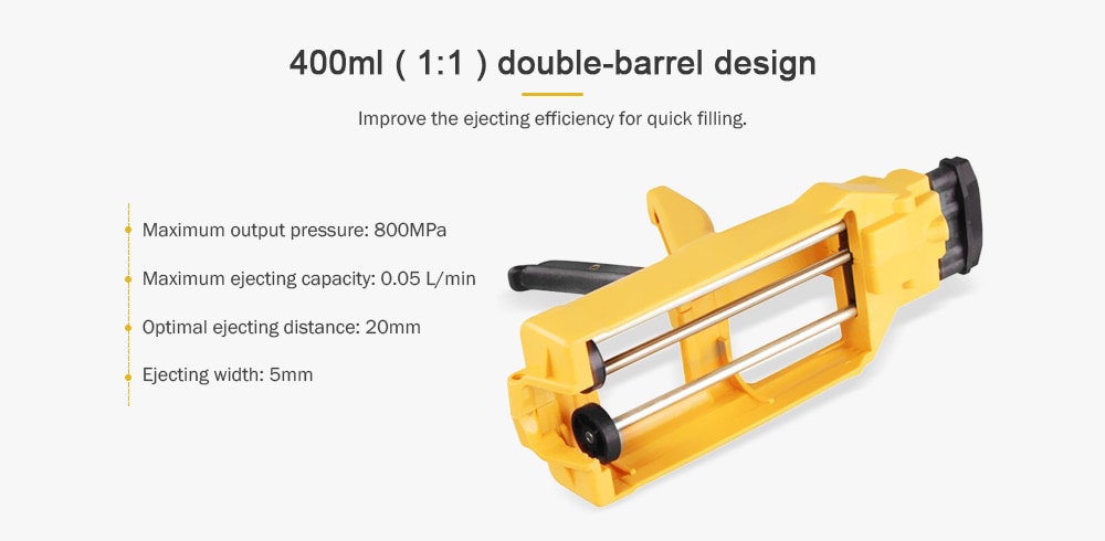 Professional Labor-saving Seaming Glue Gun for Crafting- Yellow